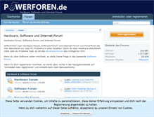 Tablet Screenshot of powerforen.de